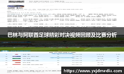 巴林与阿联酋足球精彩对决视频回顾及比赛分析